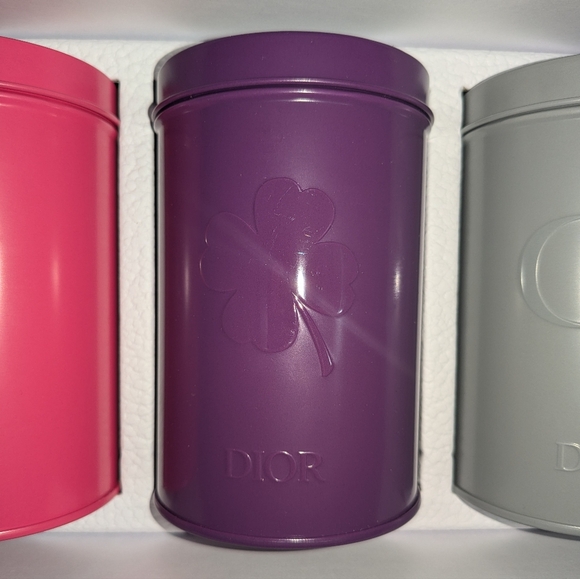 NEW CHRISTIAN DIOR ALUMINUM CANNISTER SET *VIP*JAPAN EXCLUSIVE - Picture 4 of 6